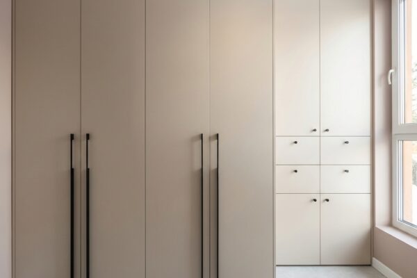 Zabudowa garderoby w bloku szafa na wymiar De Morel