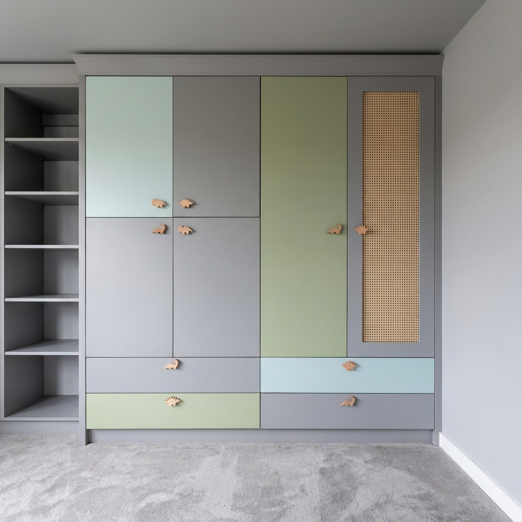 szafy dzieciece z ratanem